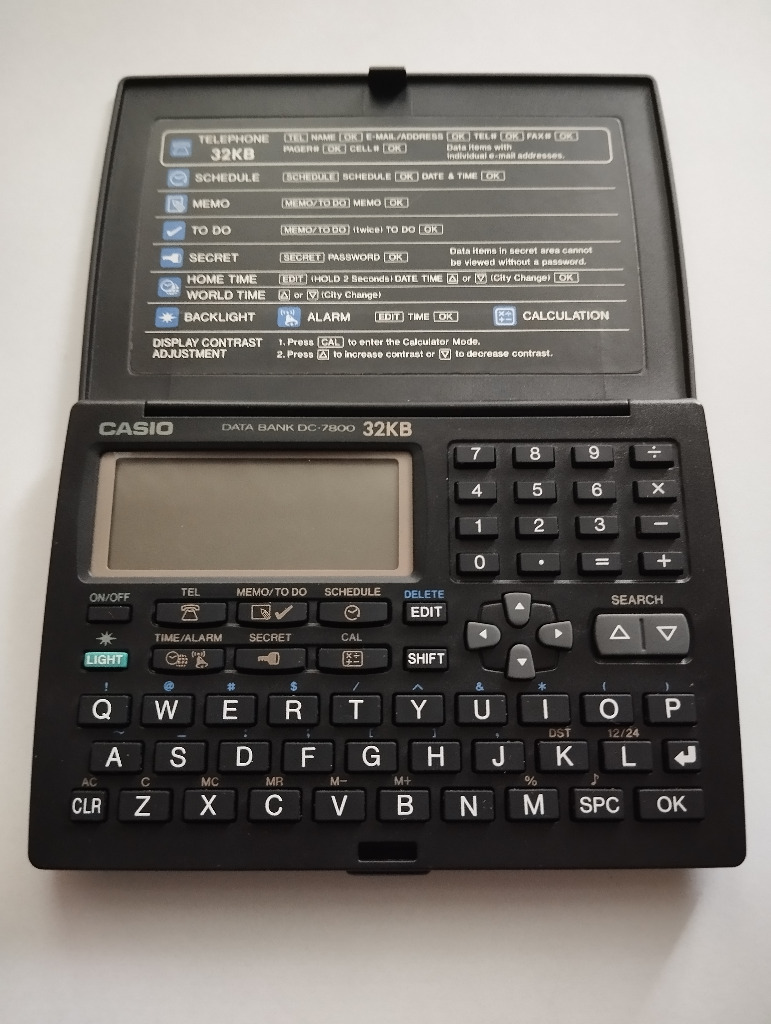 Organizer Retro Casio Data Bank DC7800 Białystok Kup teraz na