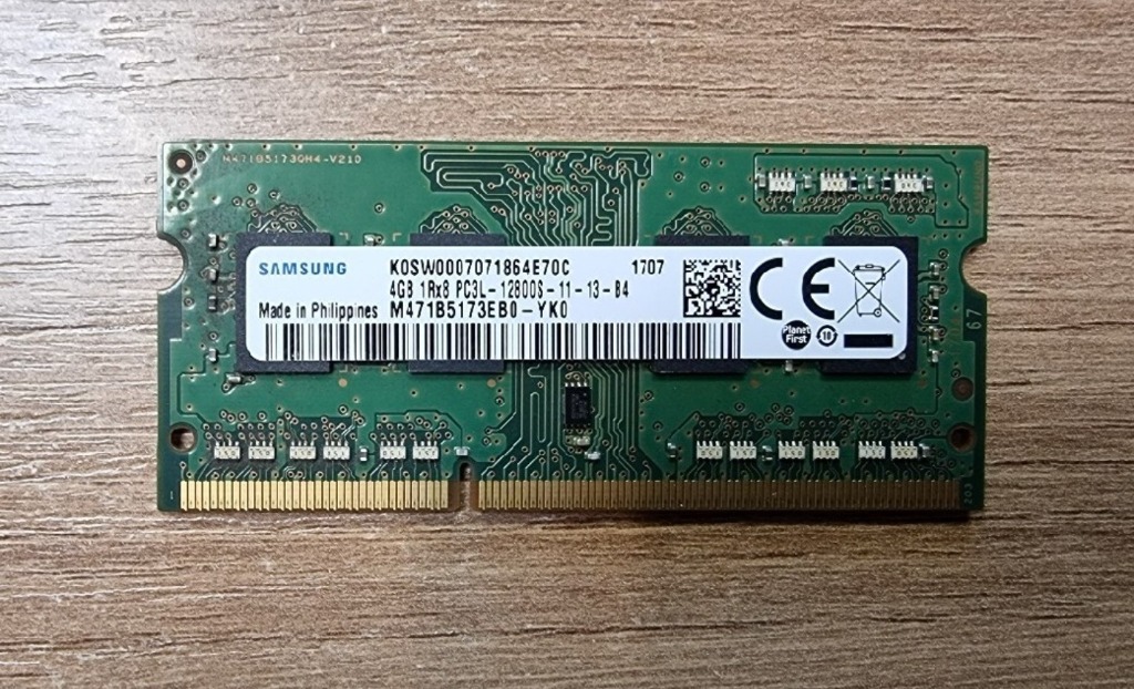 Pamięć RAM 4GB DDR3 Samsung M471B5173EB0-YK0 | Gdańsk | Kup teraz na ...
