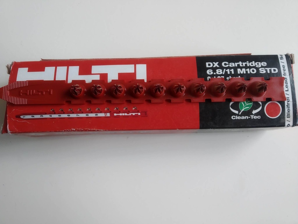 Hilti Naboje DX Cartridge 6.8/11 M10 STD 100 szt Borucin Kup teraz