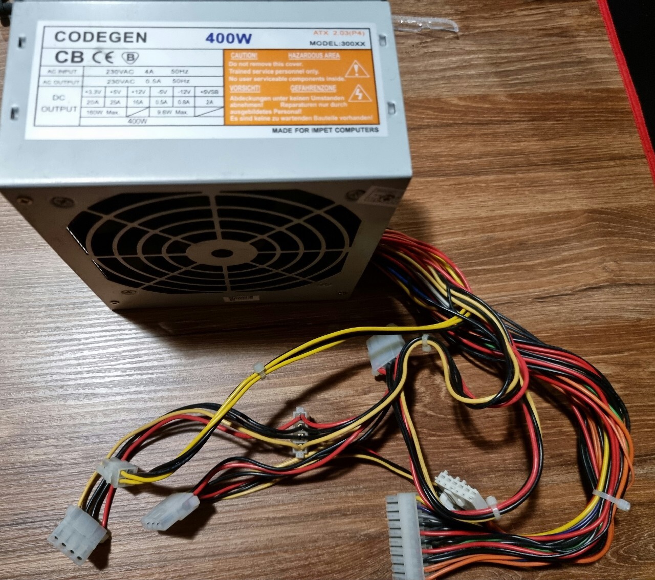 Zasilacz komputerowy Codegen 300XX 400w - sprawny | Sępólno Krajeńskie ...