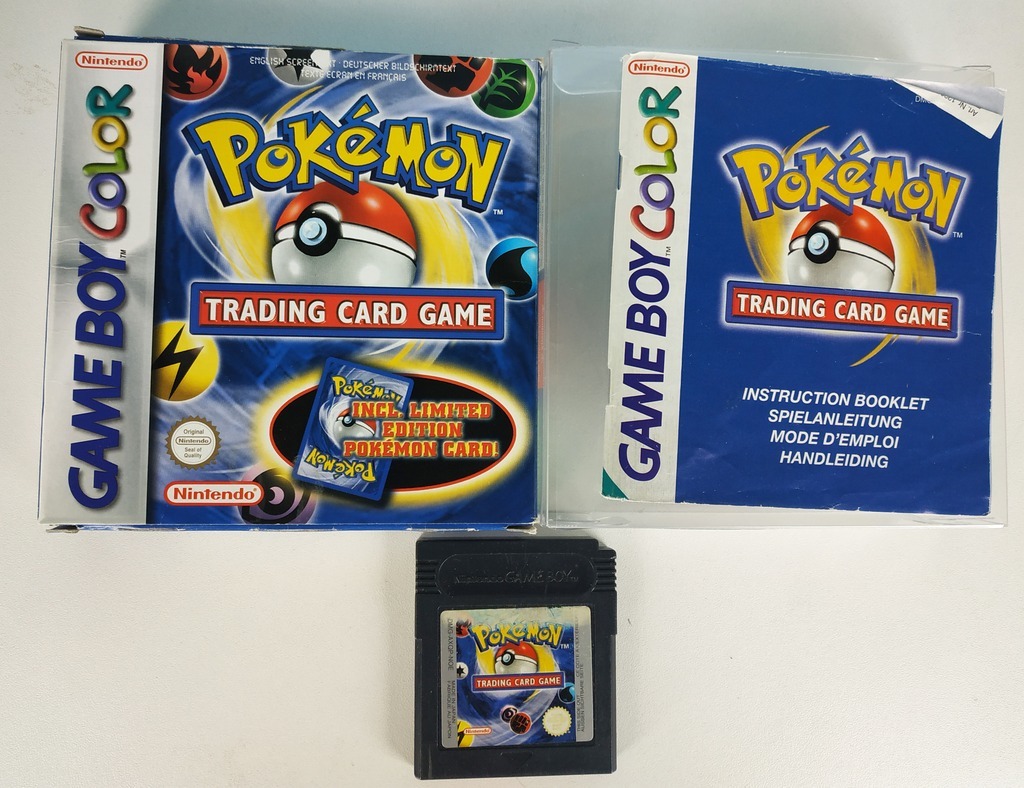 Pokemon Trading Card Game ! Game Boy Color Szczecin Licytacja na