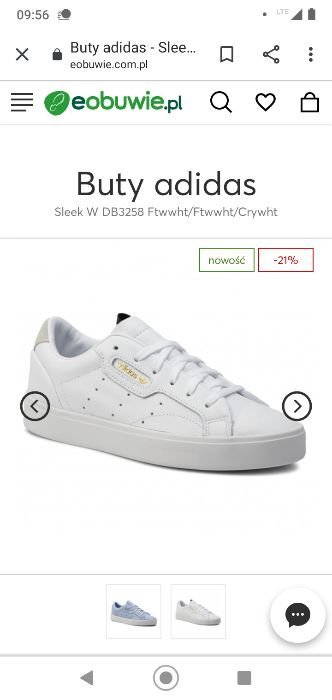 adidas sleek eobuwie