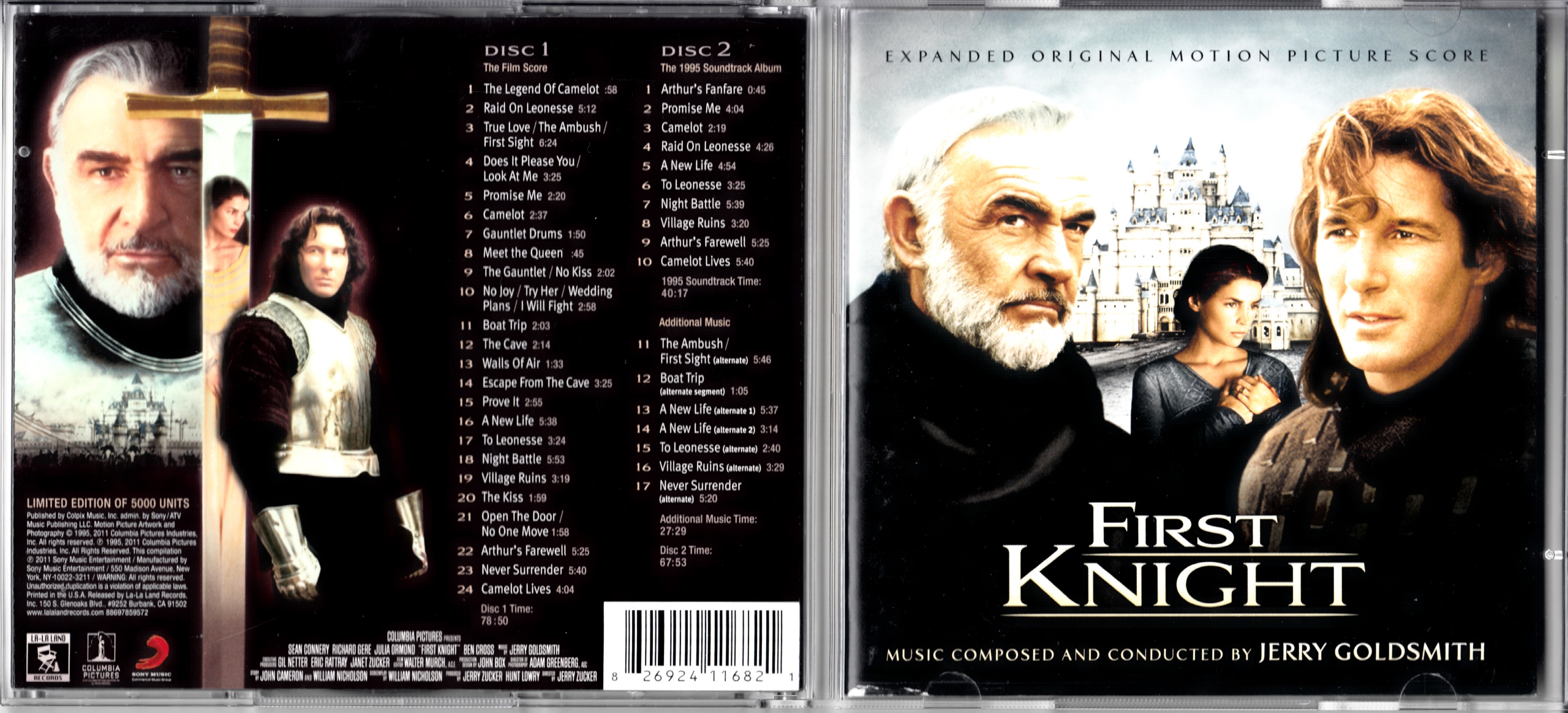 Jerry Goldsmith First Knight LLLCD1168 [2CD] | Wrocław | Kup teraz na ...