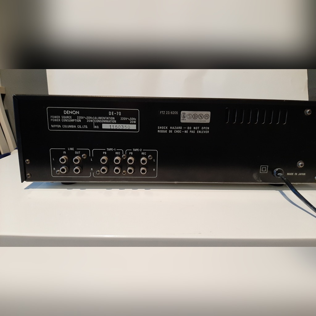 Denon DE70 Korektor ,equalizer High Endowy Szczecin Licytacja na