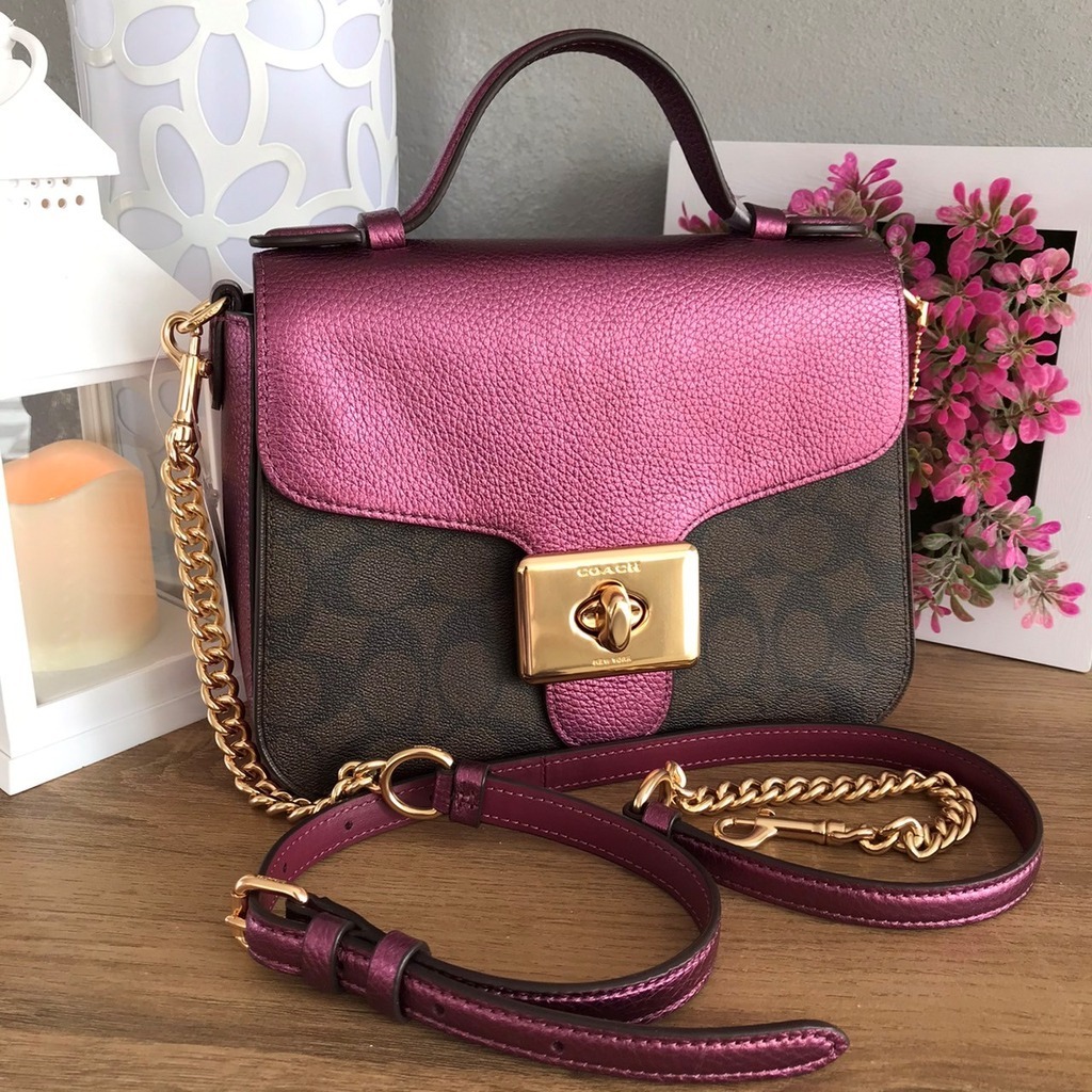 Coach cassidy top handle crossbody hot sale