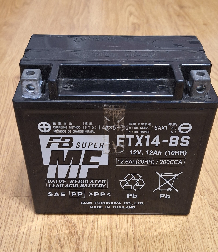 АКУМУЛЯТОР 12V FURUKAWA FTX14-BS NP DO BMW F800 700 650 GS 