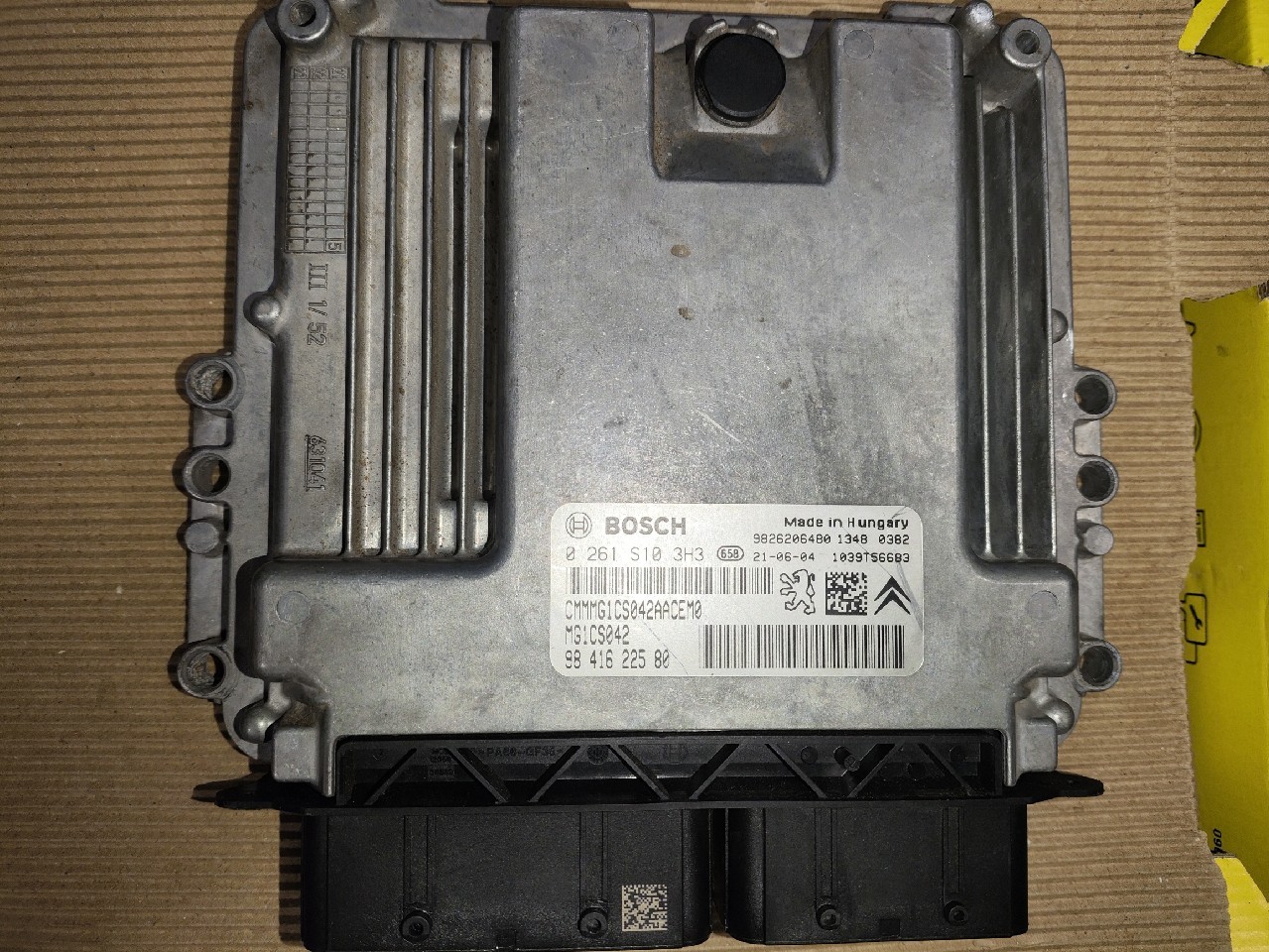 БЛОК КЕРУВАННЯ ДВИГУНА MG1CS042. 1.6 PURETECH, THP, IMMO ВИКЛЮЧЕНИЙ 