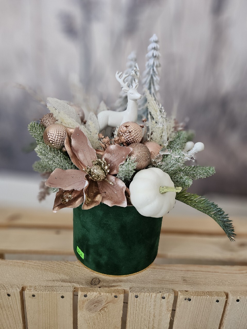 Stroik świąteczny Boże Narodzenie box flowerbox | krobia | Ogłoszenie ...