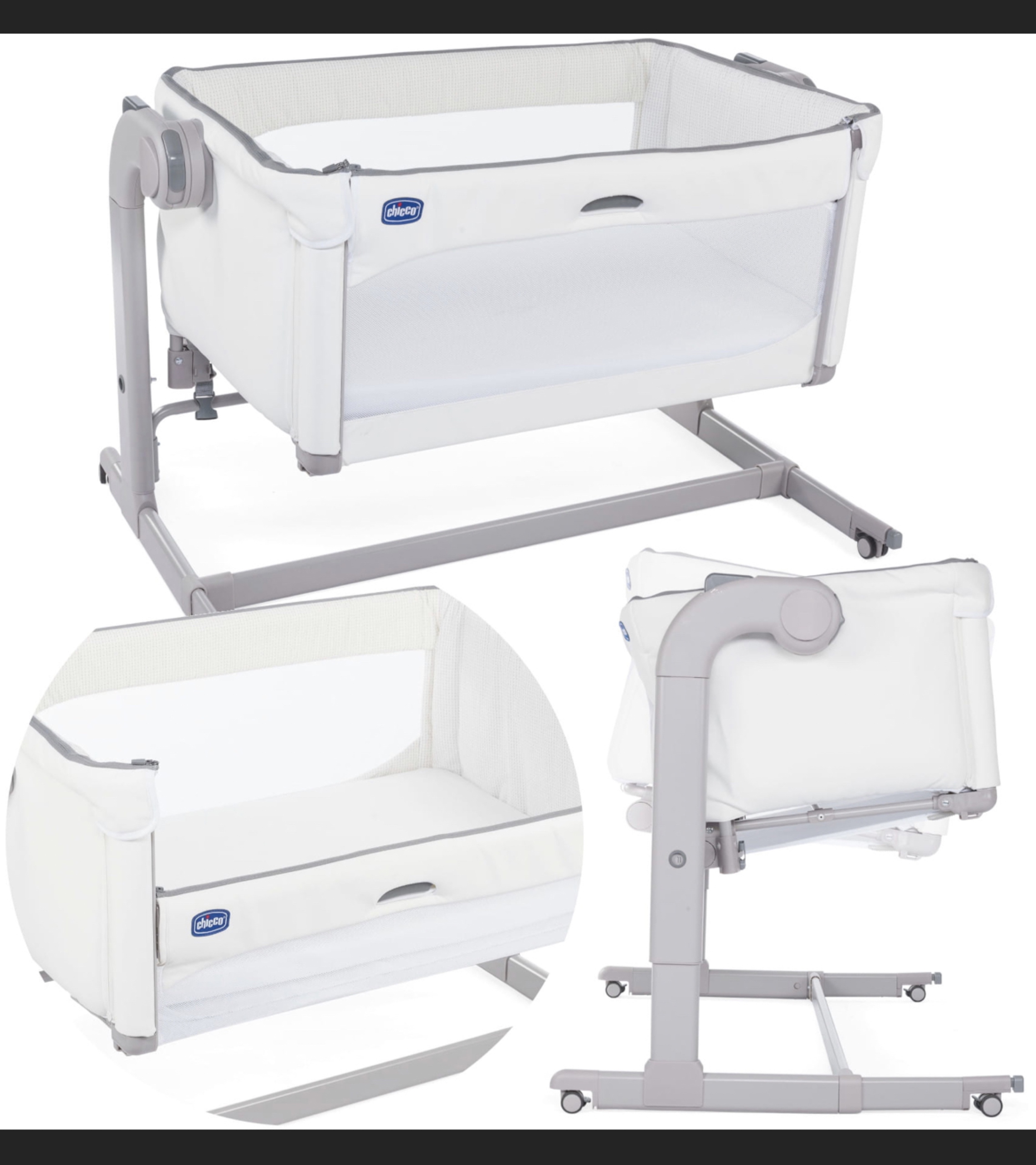 Łóżeczko dostawkę chicco next2me magic dostawka Skarszewy Kup teraz