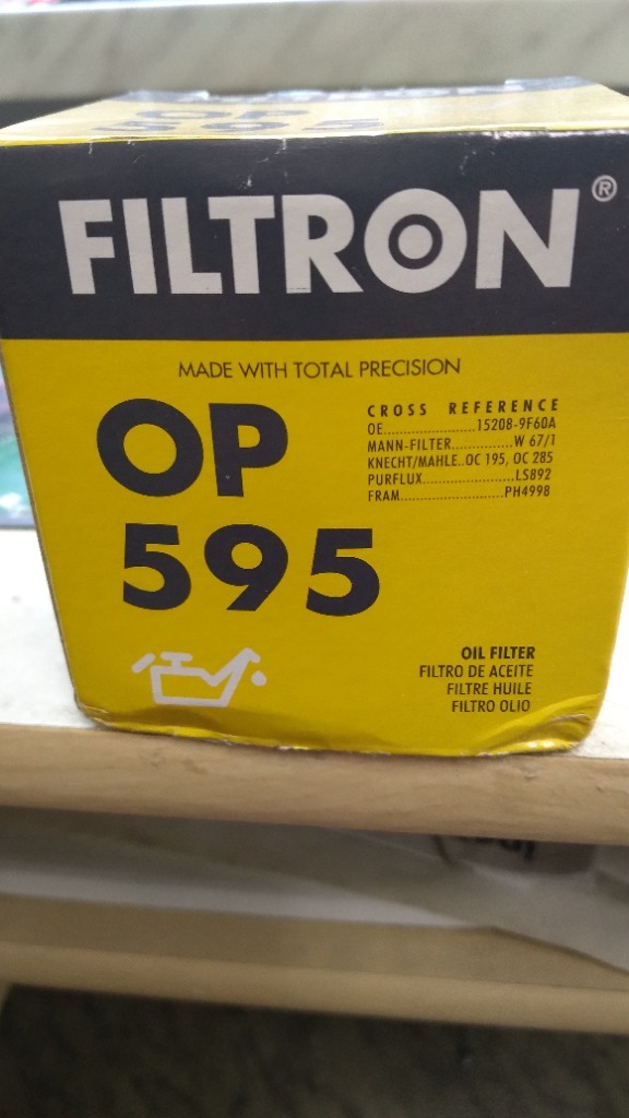 FILTRON OP 595 Filtr oleju Mazda Kia Ford Subaru | gliwice | Kup teraz ...