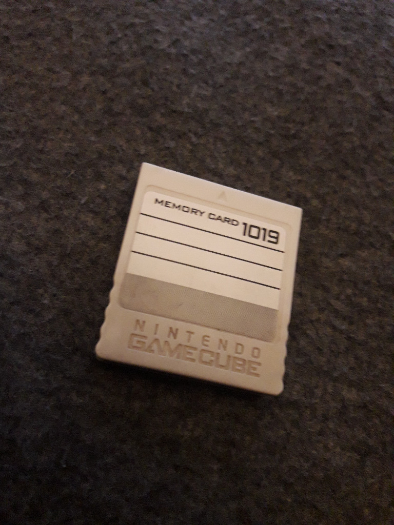 Gamecube Karta Pamięci. Memory Card 1019 Bloków Poznań Licytacja na