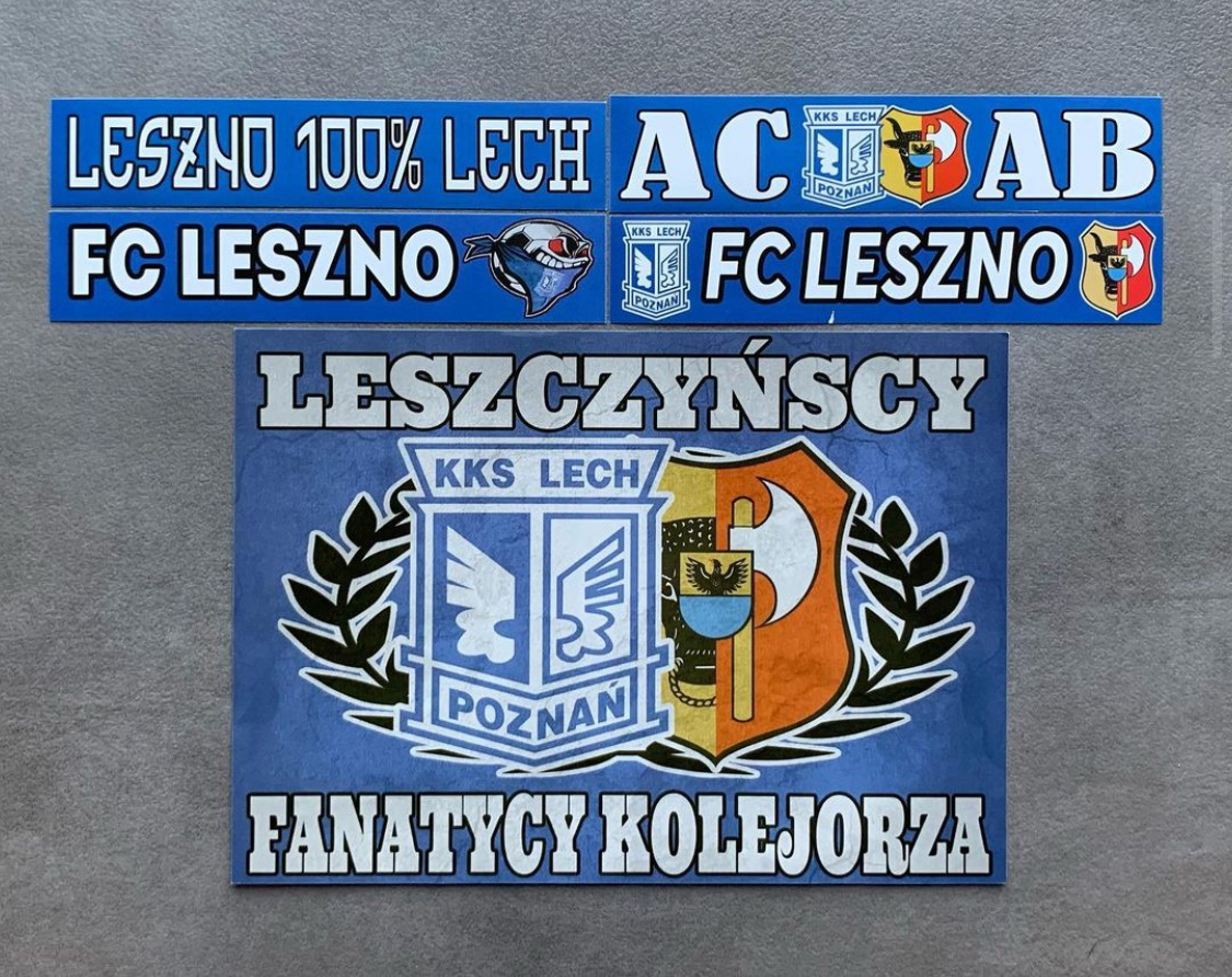 Vlepki Vlepy Lech Poznań FC Leszno Poznań Kup teraz na Allegro Lokalnie