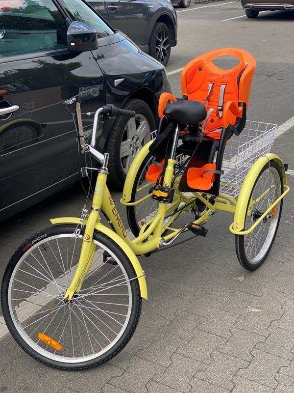 Rower trójkołowy z fotelikiem dziecięcym Warszawa Kup teraz na