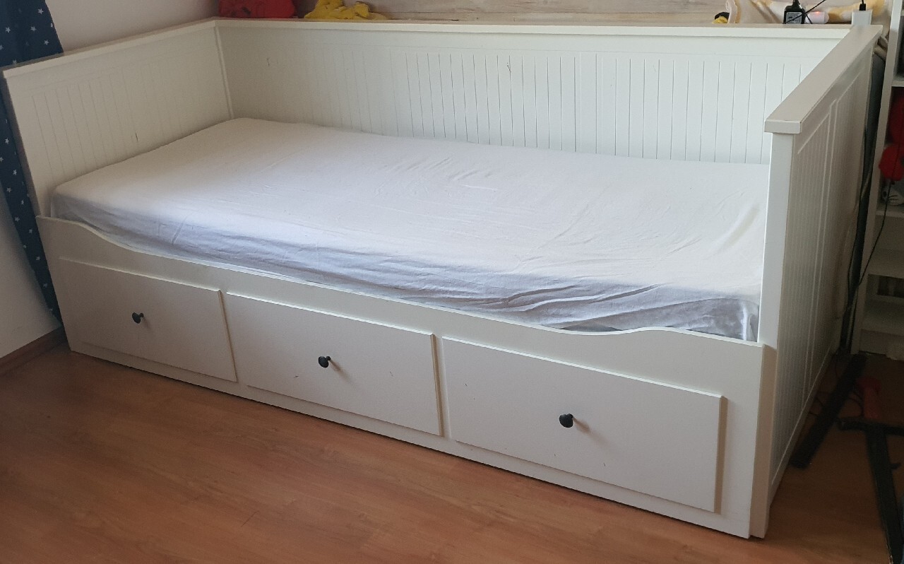 IKEA Hemnes łóżko rozkładane 2x materac spreżynowy Kraków