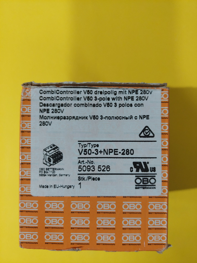 Ogranicznik przepiec B+C 3P+N V50-3+NPE-280 | Zlotow | Kup teraz na ...