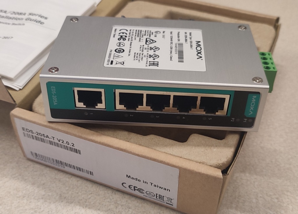 Switch Przemysłowy MOXA EDS-205A-T | PIEKARY ŚLĄSKIE | Kup teraz na ...