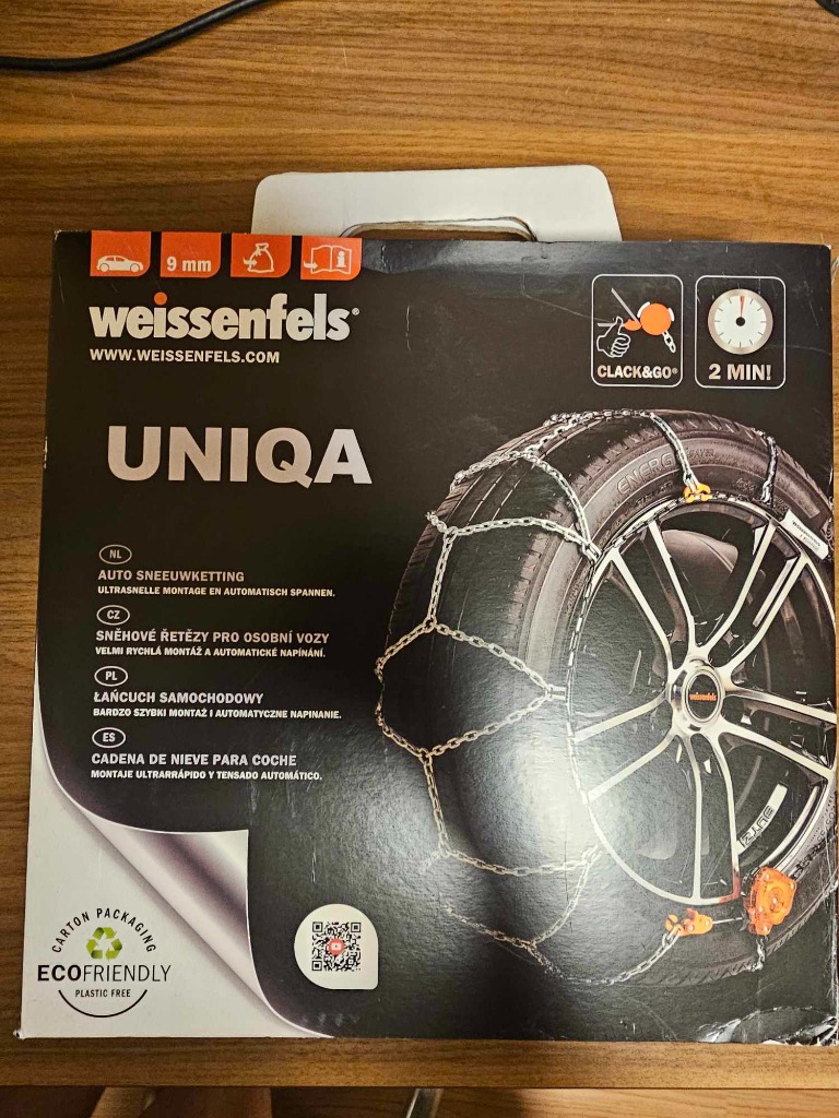 НОВЕ LANCUCHY SNIEGOWE CLACK&GO WEISSENFELS UNIQUA M32 E090 