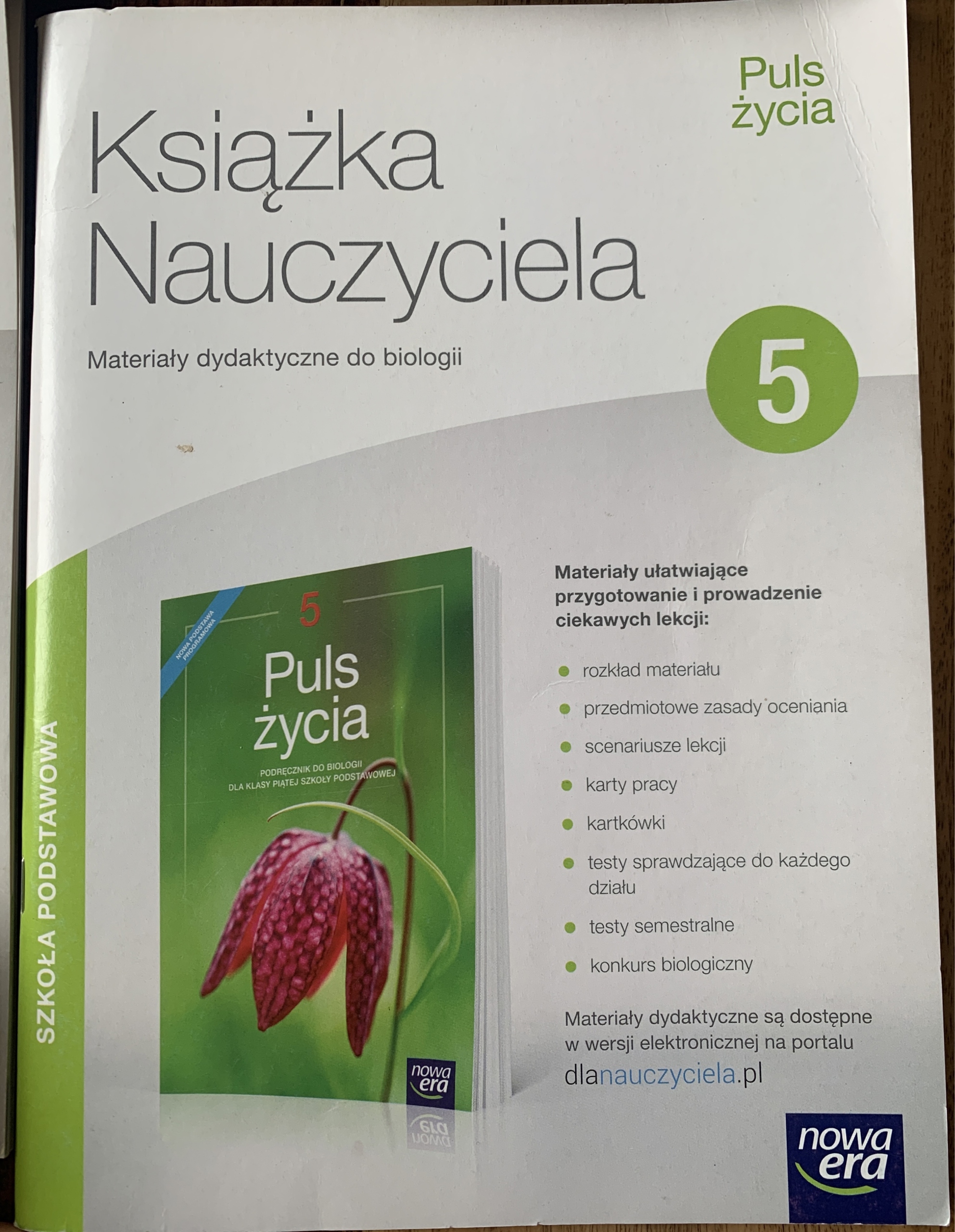 Biologia Puls życia Klasa 8 Książka nauczyciela Puls życia biologia 5 klasa | Warszawa | Kup teraz