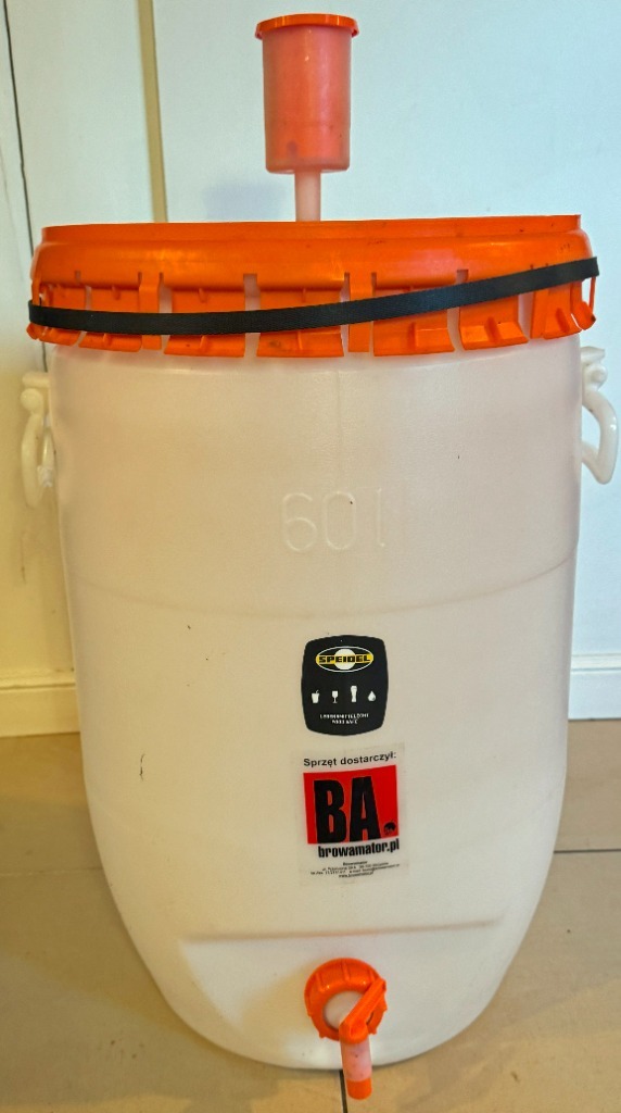 Fermentador de plástico Speidel - 60L (15,9 gal) - Cerveza Casera