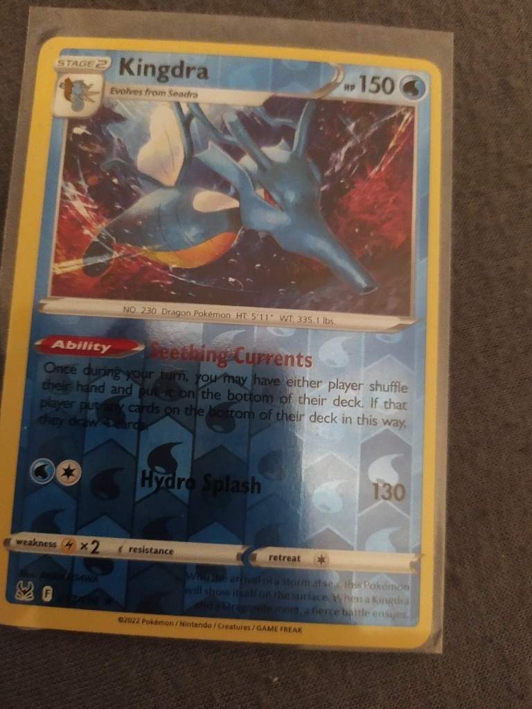 Lost Origin Kingdra Rare Reverse Holo katowice Kup teraz na