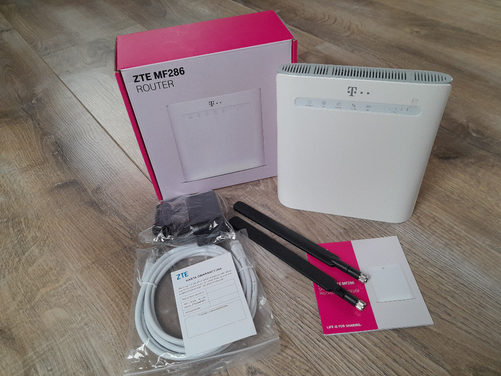 Router WiFi ZTE MF286 na kartę SIM NOWY | Barczewo | Licytacja na ...