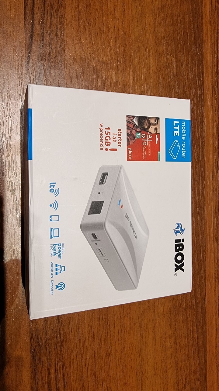 Modem iBox LTE z Powerbankiem i LAN RJ45 router Częstochowa Kup