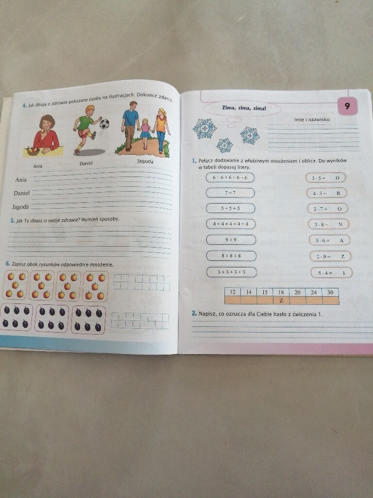Gra W Kolory Sprawdziany Klasa 3