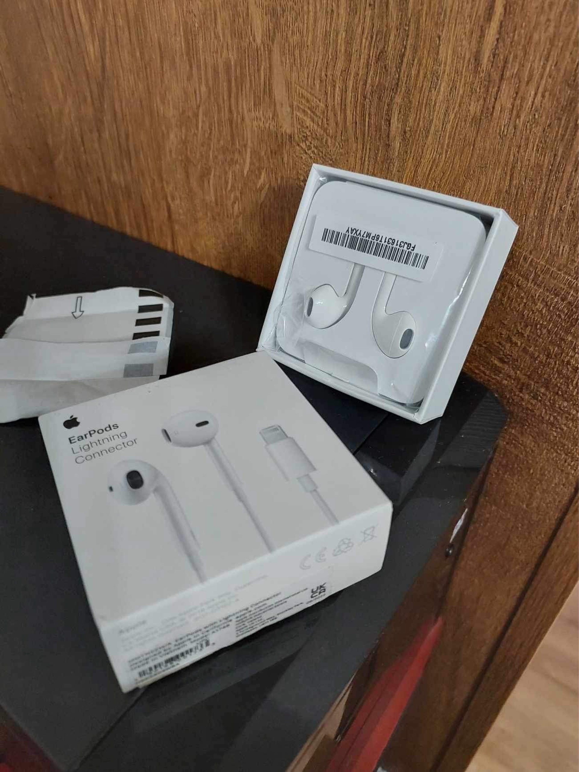 Słuchawki Apple EarPod Lightening Connector Nowe Pisz Kup teraz na