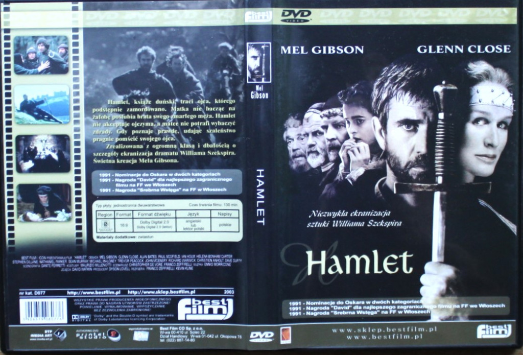 HAMLET Zeffirelli Shakespeare Gibson NIEZWYKŁY Tychy Kup teraz na