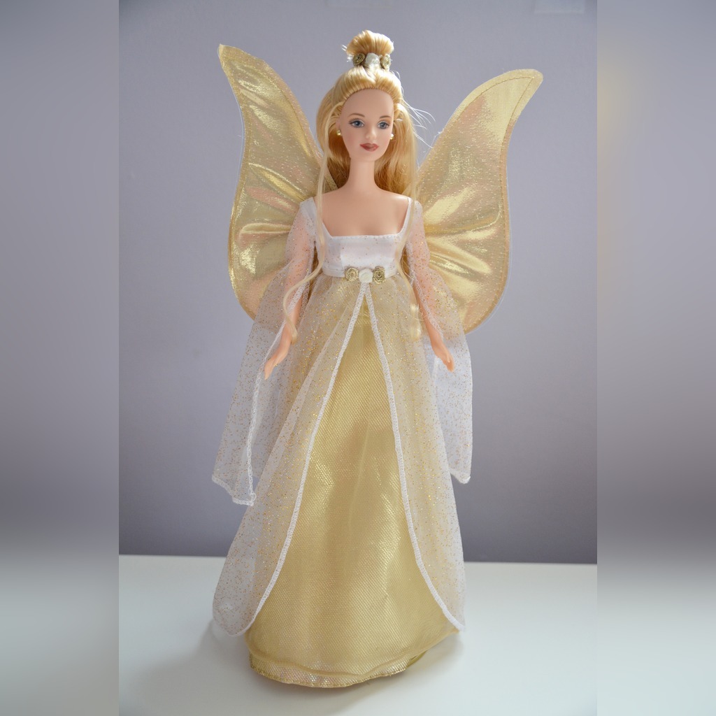 Barbie Angel Angelic Inspiration anioł złoty lalka - Kup teraz za: 94