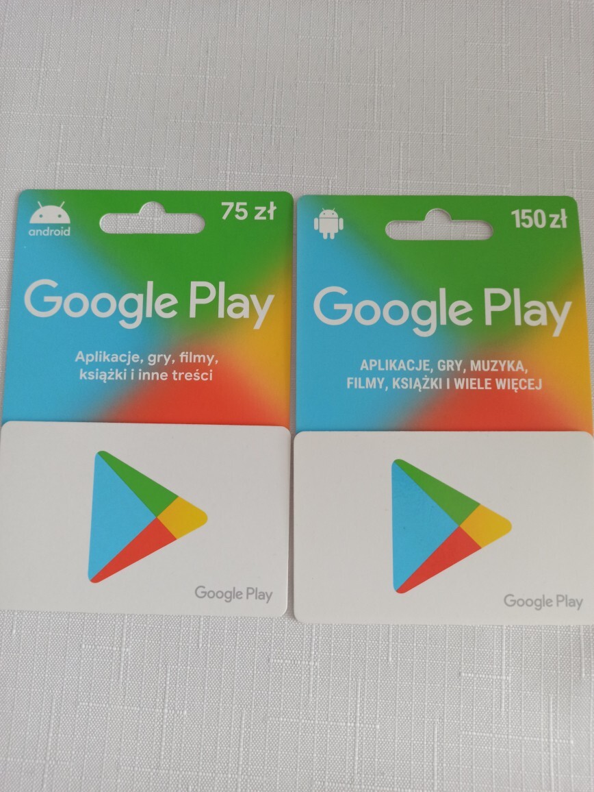 Karta podarunkowa Google Play | Drezdenko | Kup teraz na Allegro Lokalnie