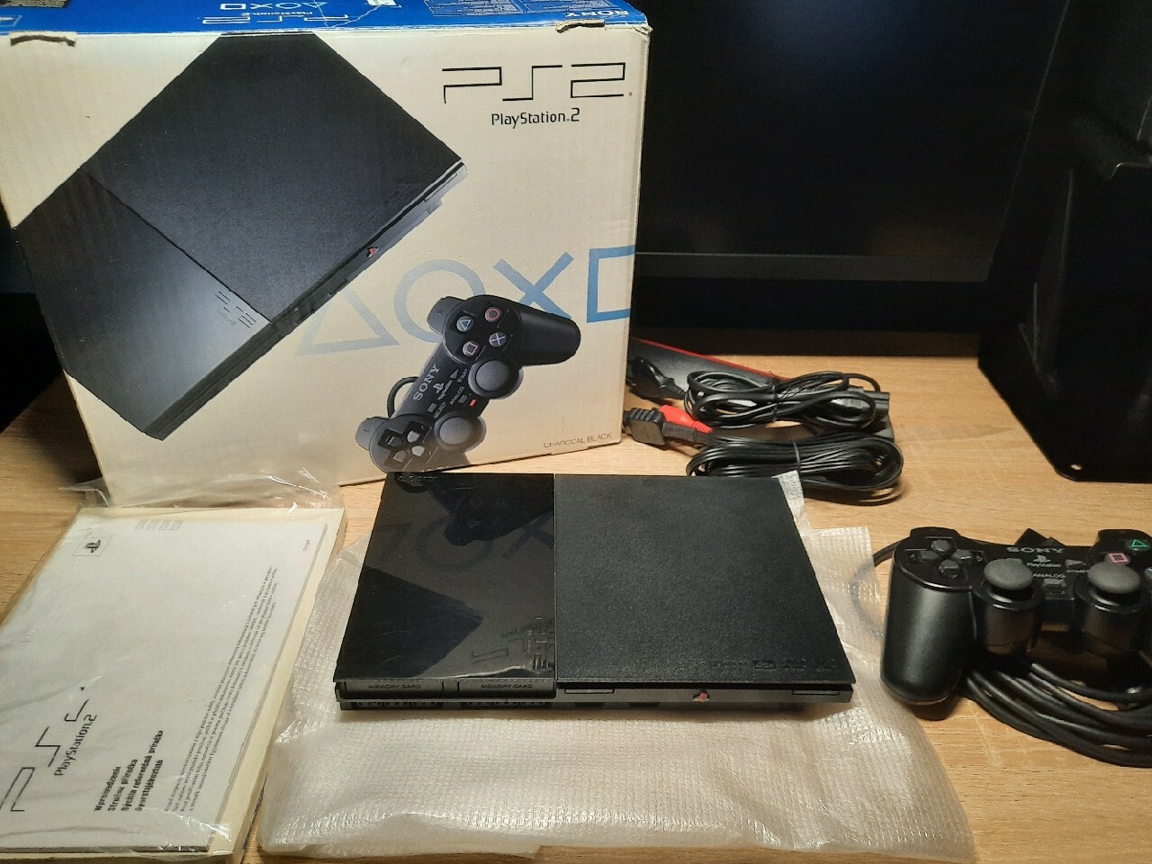 Sony PlayStation 2 slim model SCPH90004 BOX Gdańsk Kup teraz na