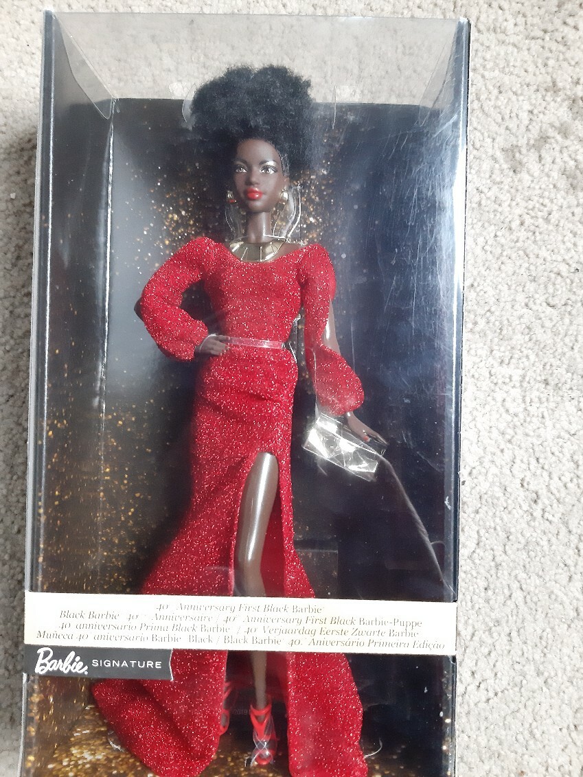 Barbie signature 40'anniversary first black barbie | Krotoszyn | Kup teraz na Allegro Lokalnie