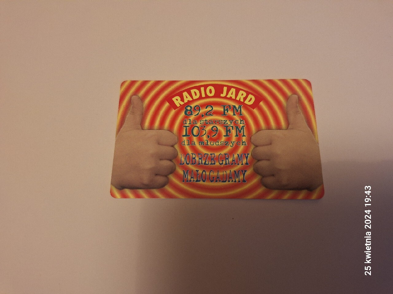 Karta komercyjna 123K Radio Jard pełna. Białystok Kup teraz na