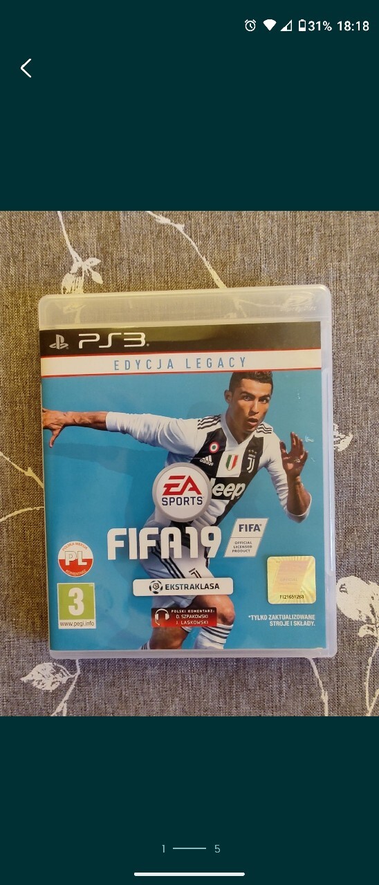 Fifa 19 PlayStation 3 ps3 dubbing PL wersja Polska | Zduńska Wola | Kup ...