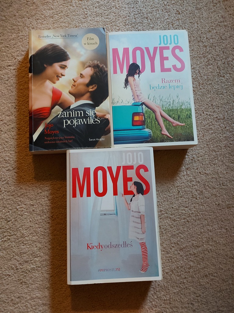 Jojo Moyes Zanim Sie Pojawiles 3 Czesci Kup Teraz Za 60 00 Zl Anielinek Allegro Lokalnie