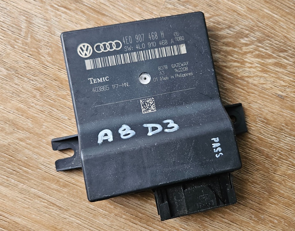 МОДУЛЬ GATEWAY 4E0907468H AUDI A8 D3 
