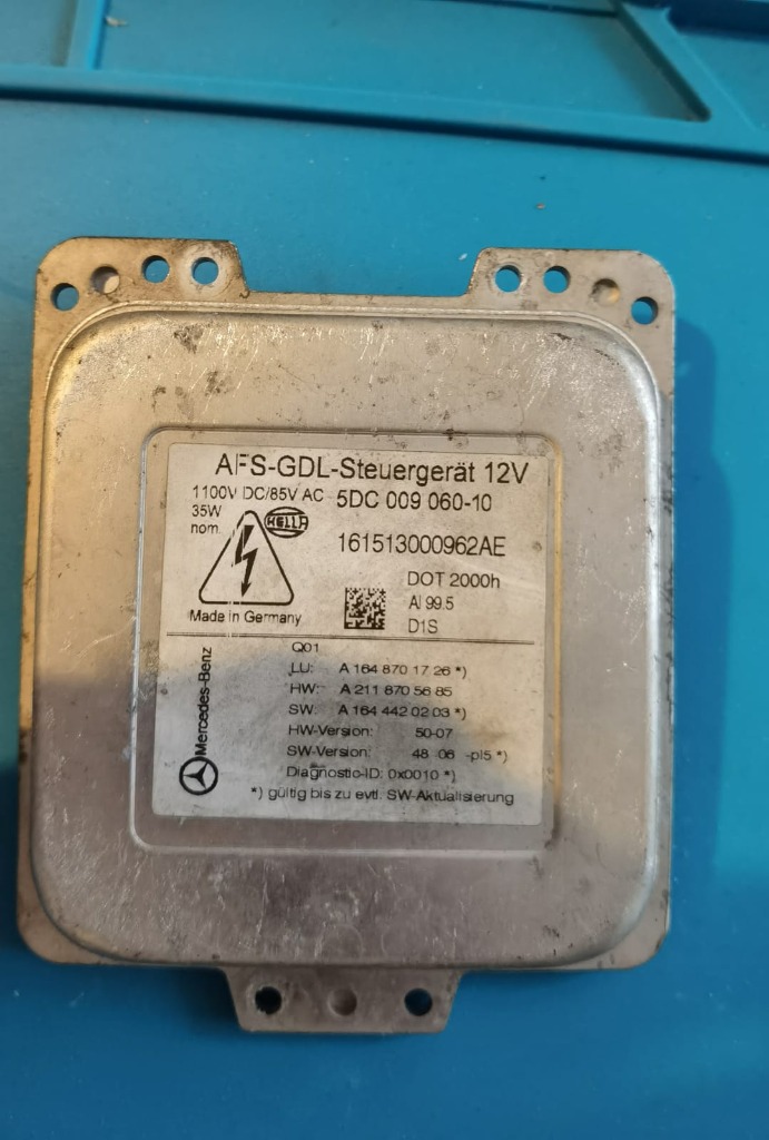 ПЕРЕТВОРЮВАЧ КСЕНОН КСЕНОН AFS GDL DO MERCEDES ML W164 X164 1648701726 