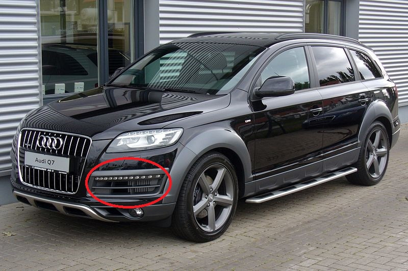 Kratka lewa Audi Q7 lift pakiet Offroad 4L0071067B Gdańsk Kup teraz