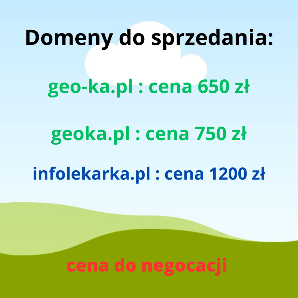 Zdjęcie oferty: geoka.pl - domena