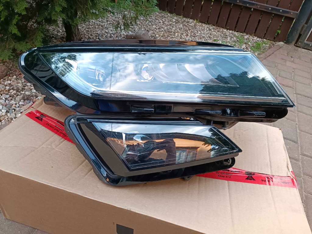 SKODA KODIAQ 2016-2020 ПОВНИЙ LED (СВІТЛОДІОД) ФАРА ПРАВИЙ ФАРА ПЕРЕДНЯ 566941016F 