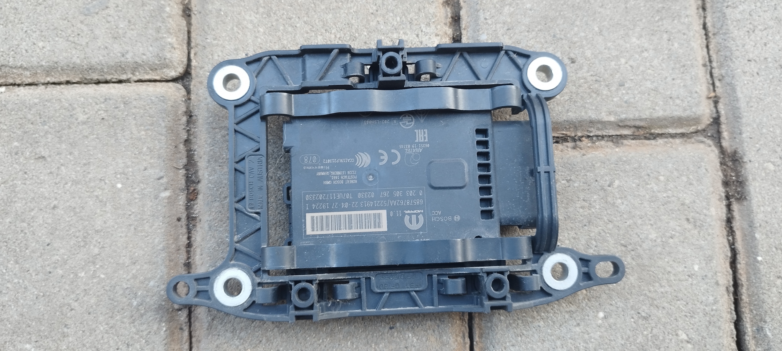РАДАР 68578762AA JEEP COMPASS 2 РЕСТАЙЛ 