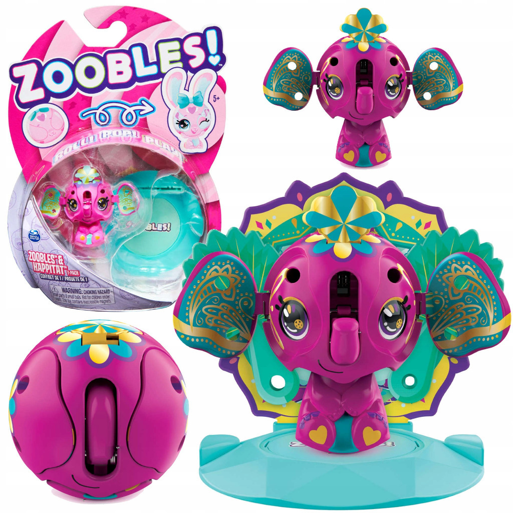 ZOOBLES ANIMAL ZWIERZĄTKO FIGURKA ELPHY ELEPHANT Hel Kup teraz na