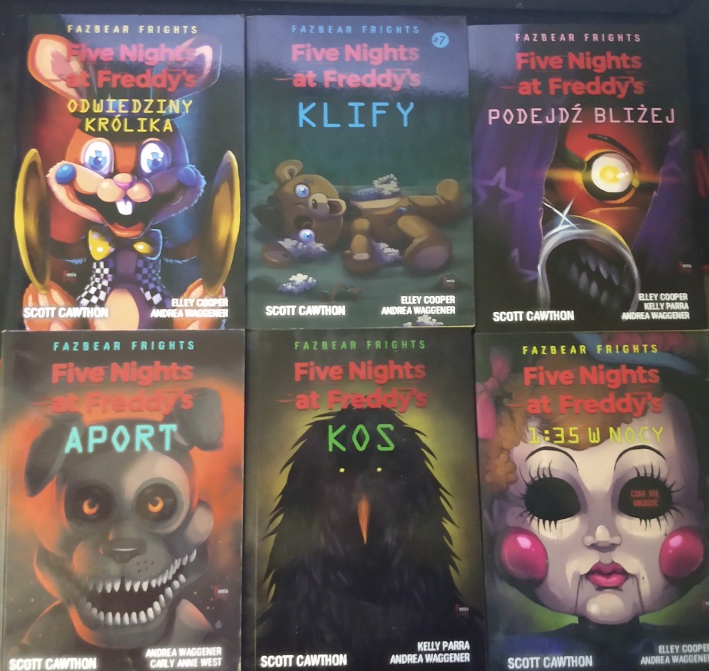 Kolekcja książek FNAF | Wołów | Kup teraz na Allegro Lokalnie