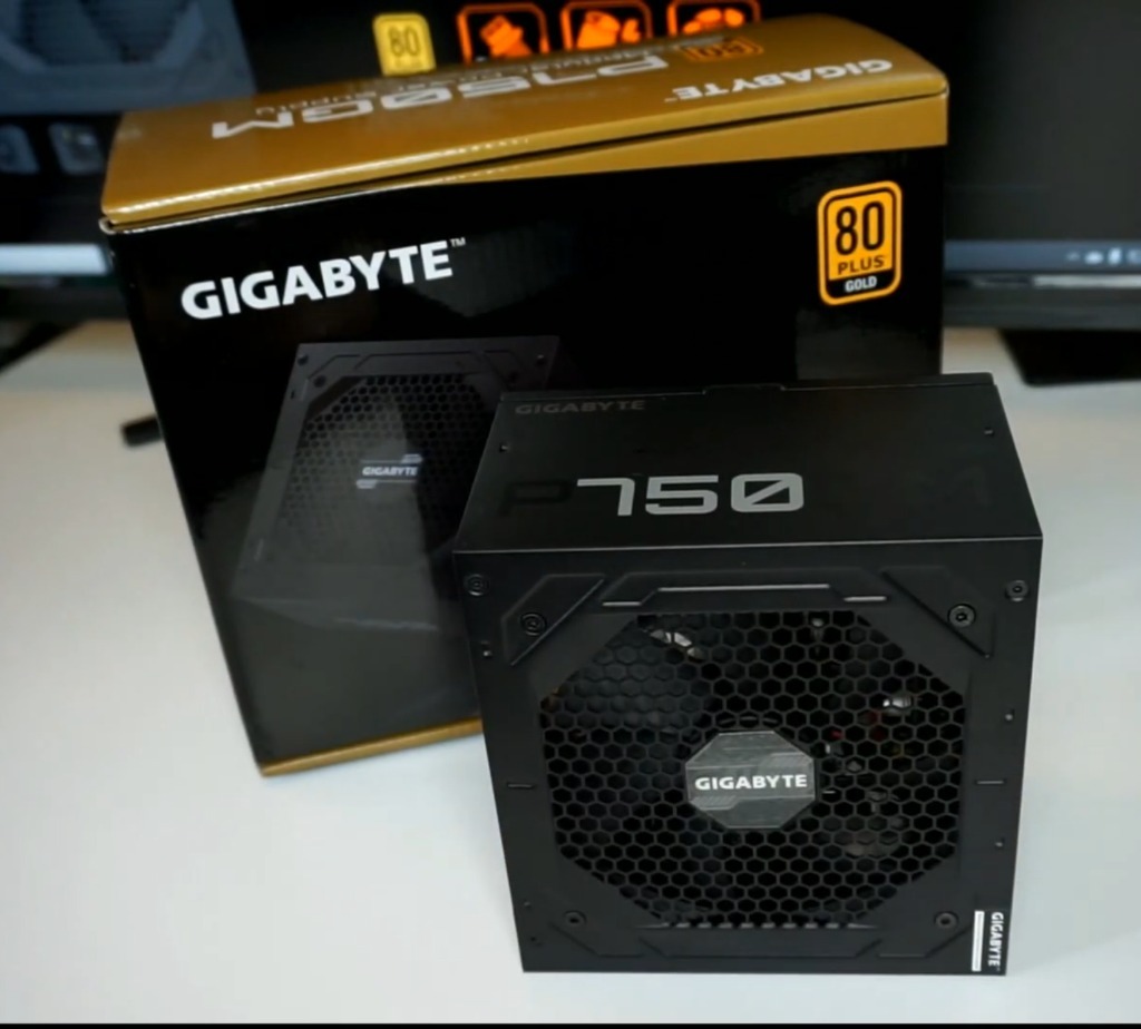 Alimentation PC GIGABYTE 750W 80+ Gold Modulaire - P750GM | Ventilateur HYB 120mm