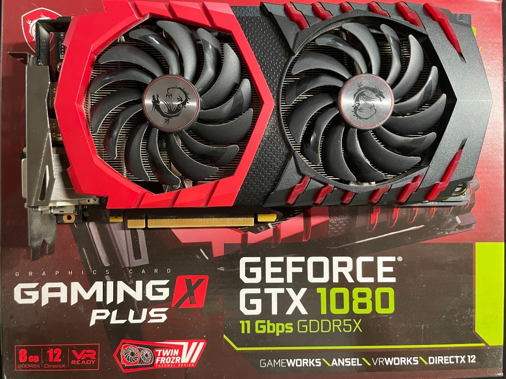 MSI GeForce GTX 1080 GAMING X Plus 8GB VRAM GDDR5X Przybyslawice