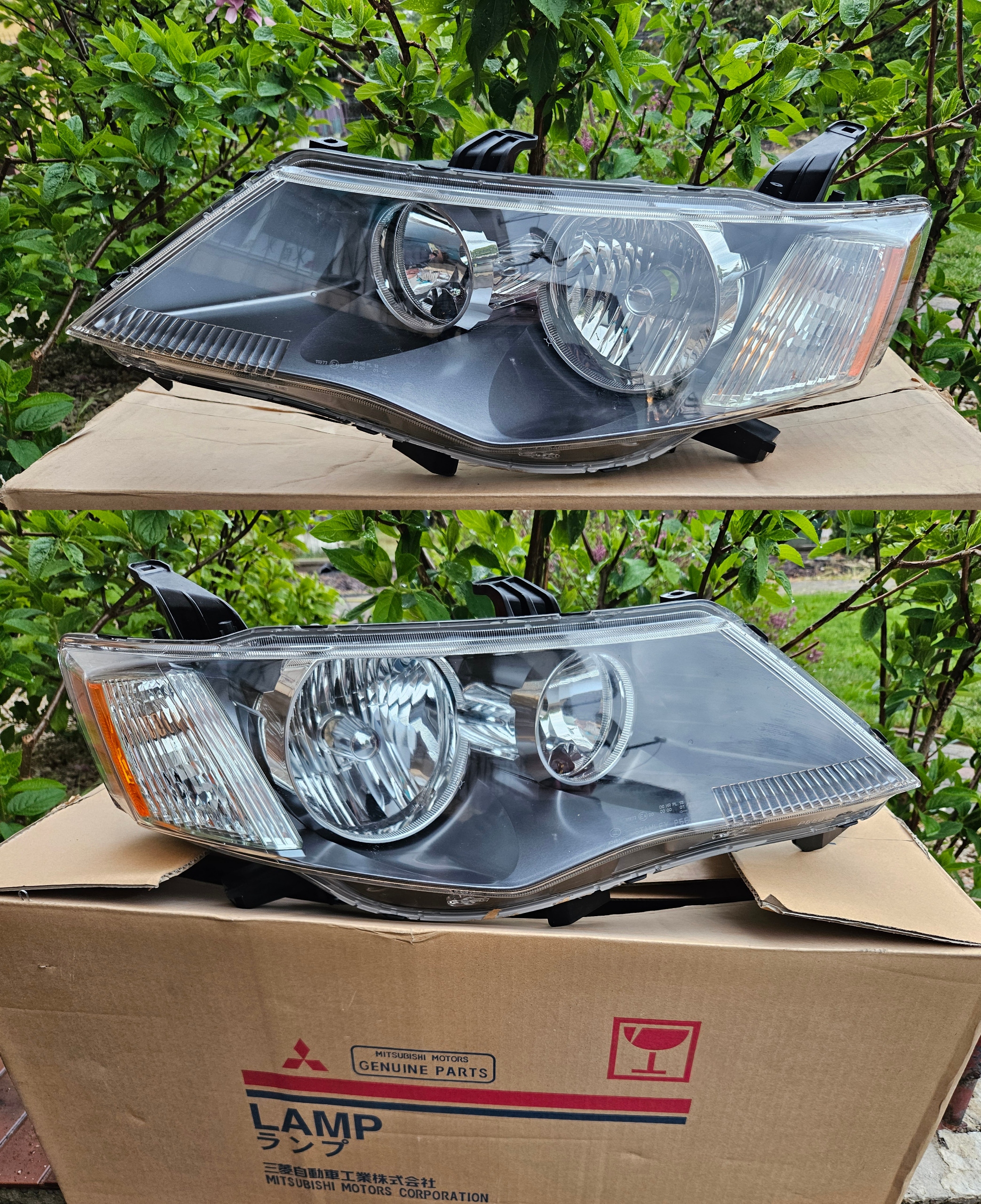 РЕШІТКИ ПЕРІД MITSUBISHI OUTLANDER 2007-09 8301B480 ПРАВИЙ 8301B479 ЛІВИЙ 