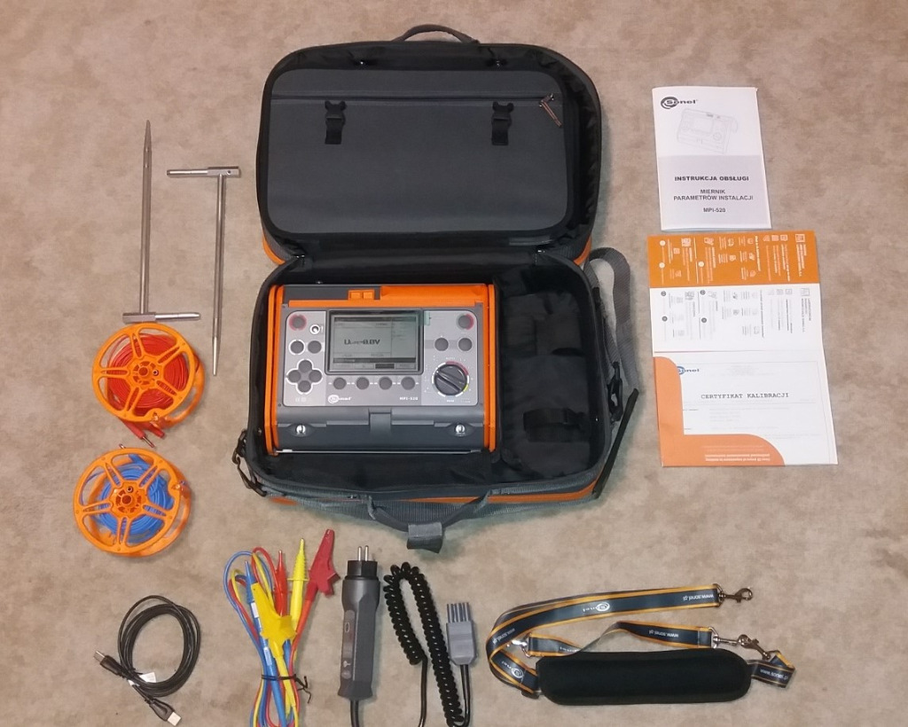 Mało używany miernik SONEL MPI 520 na gwarancji | Gliwice | Licytacja ...