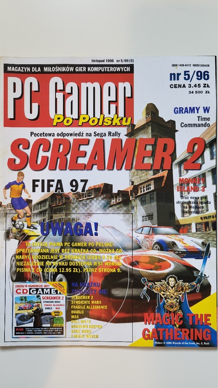 Pc Gamer po Polsku 1, 4, 5, 6 /97 4 szt., Poznań