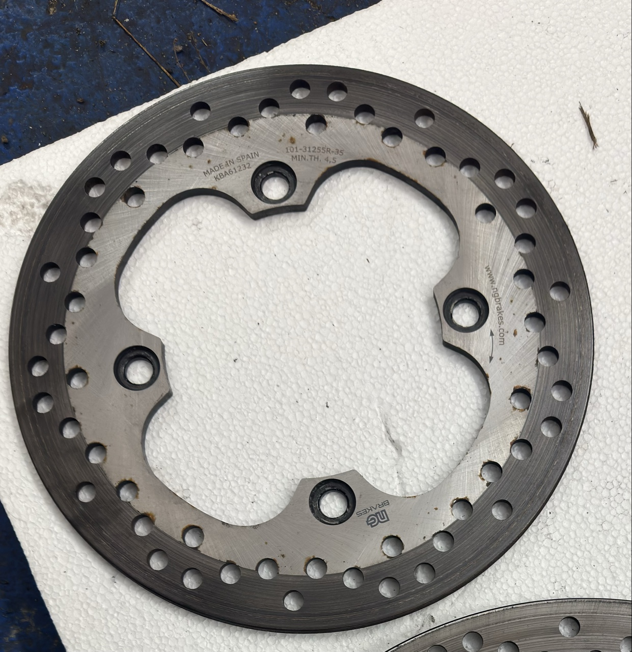 NG BRAKES ДИСКОМ ГАЛЬМІВНОЮ NG101 HONDA W IDEALNYM STANIE 